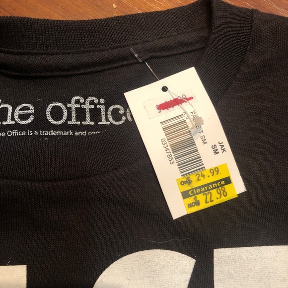 NWT The Office Tee Shirt from Spensers. Size adult Small. Color is black - Picture 6 of 6